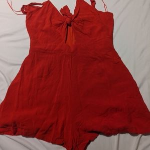 Red romper